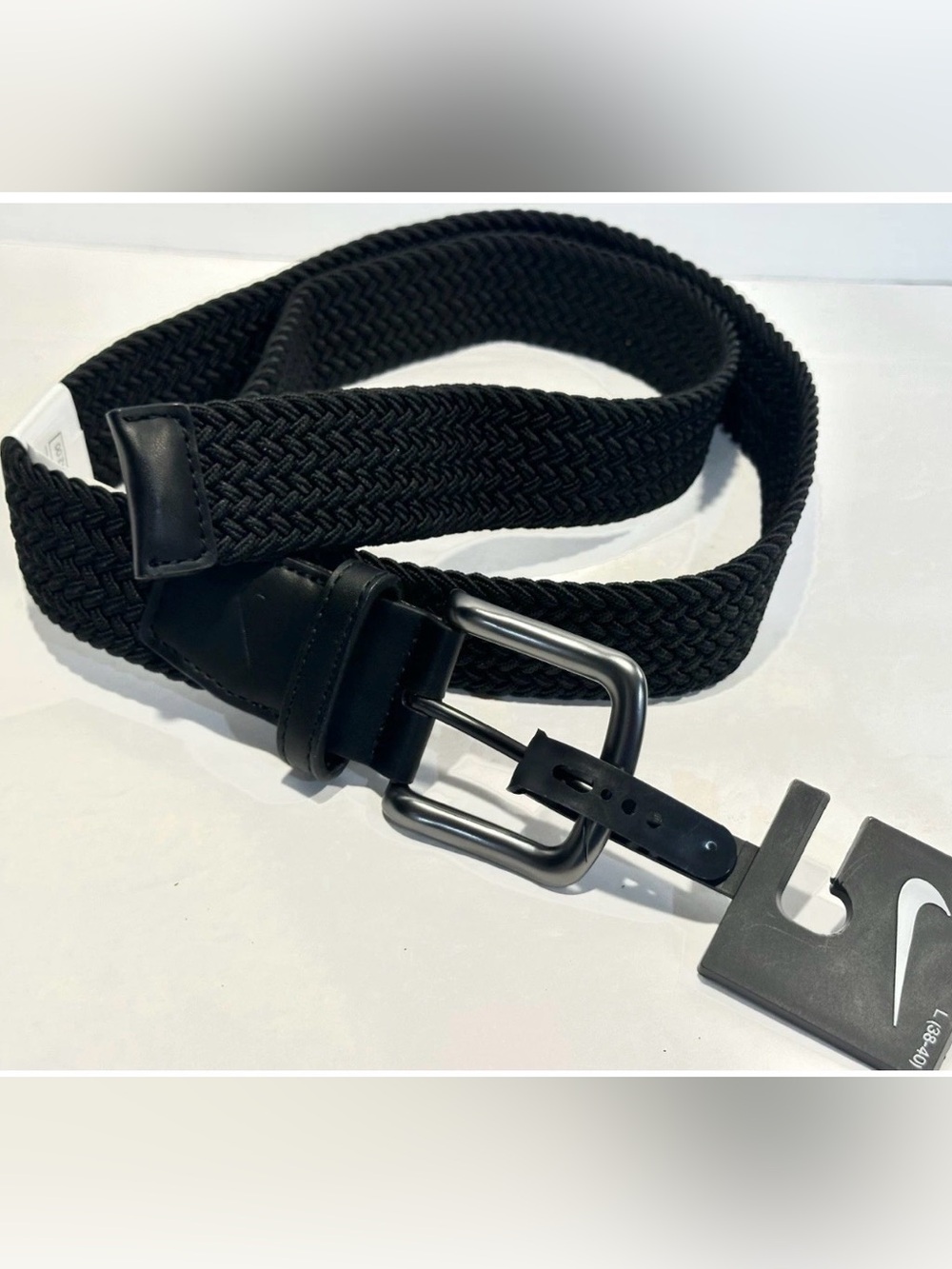 NIKE GOLF MEN'S MULTI-WEAVE STRETCH WOVEN BELT BLACK - SIZEL